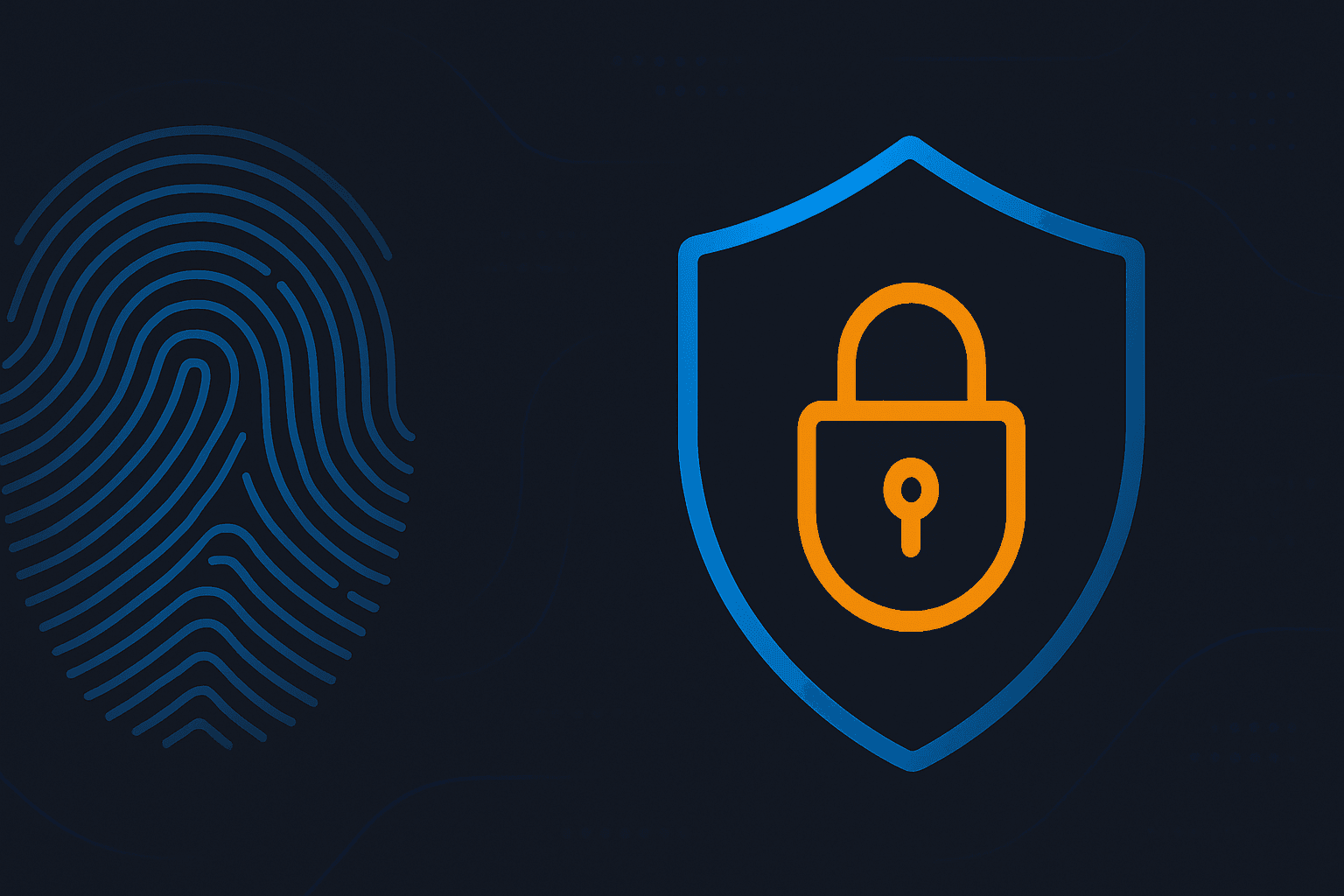 Privacy lock or shield icon